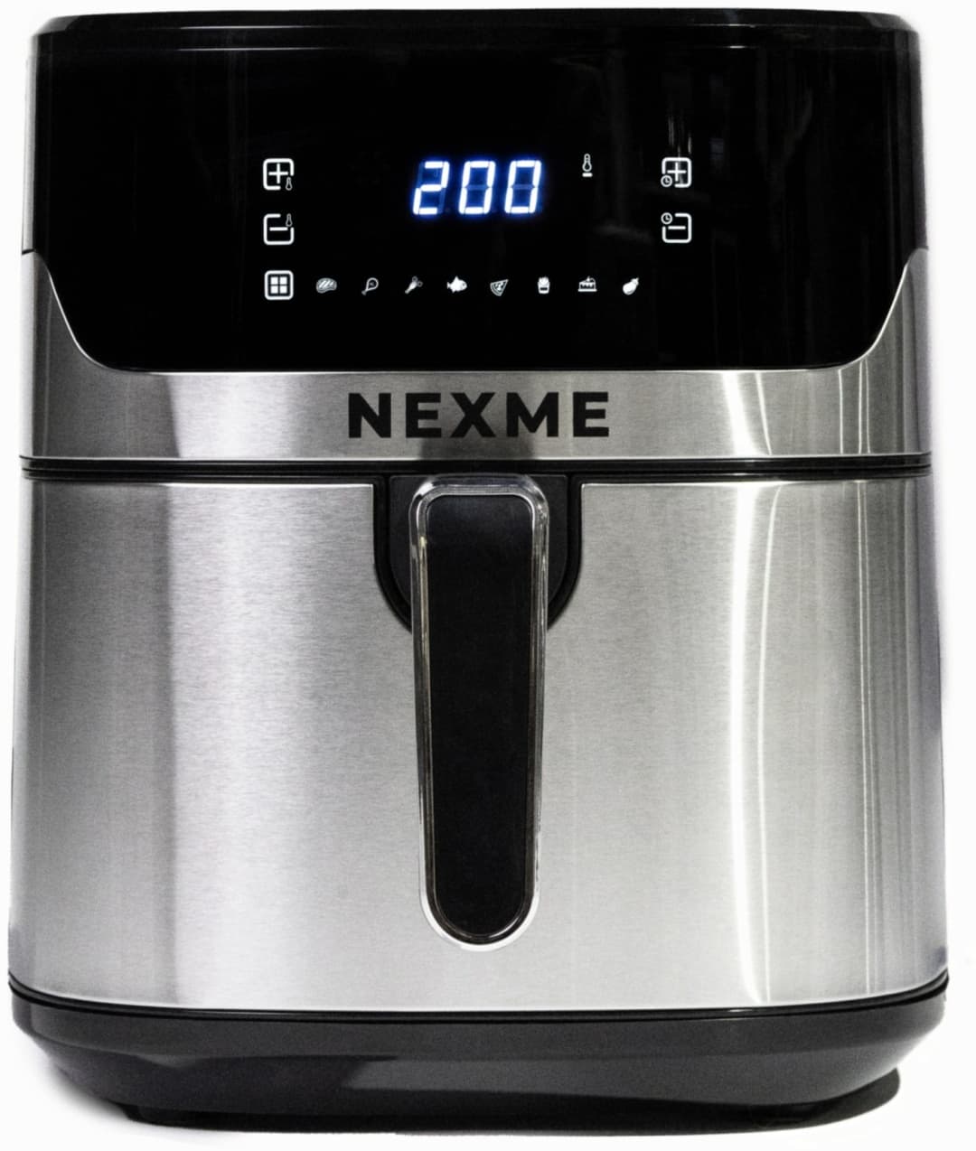 Аэрогриль NEXME NAF6500 6.5L Серебристый-Черный
